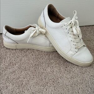 Frye White Leather Women's Sneakers